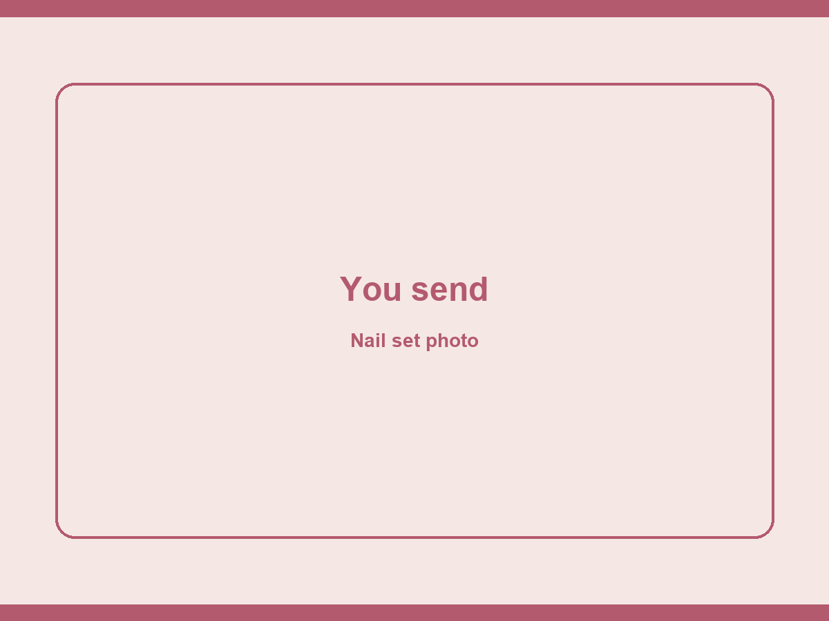 Set — photo you send