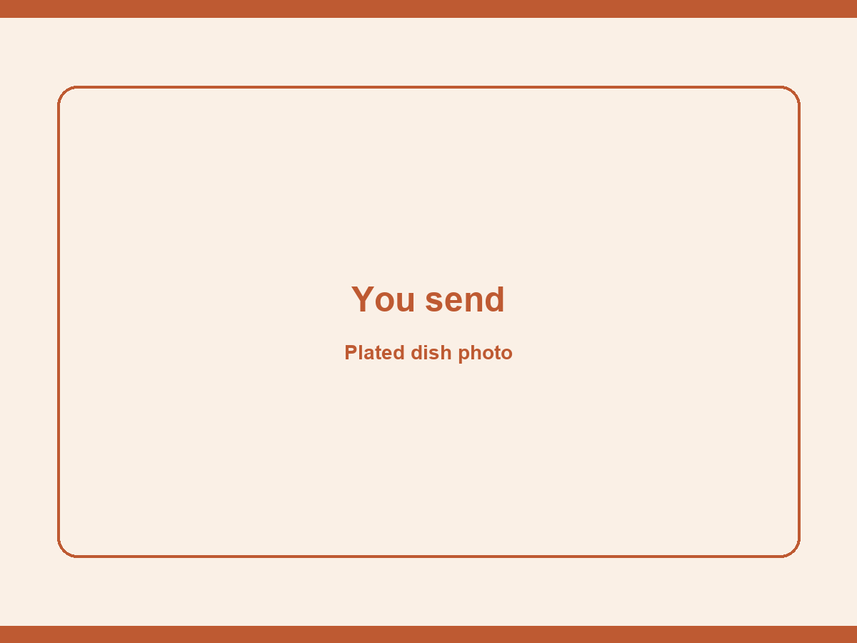 Plate — photo you send
